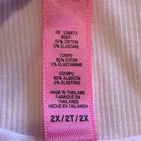 Skims Cotton Rib Tank Mini Dress in Sugar Pink Ombré Size 2X - Picture 6 of 9